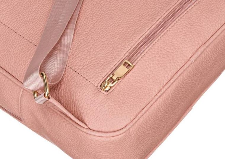 Plecak damski, różowy, skóra ekologiczna, Peterson