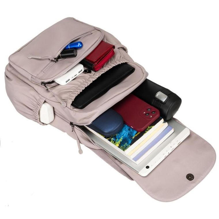 Plecak miejski, fioletowy, Peterson