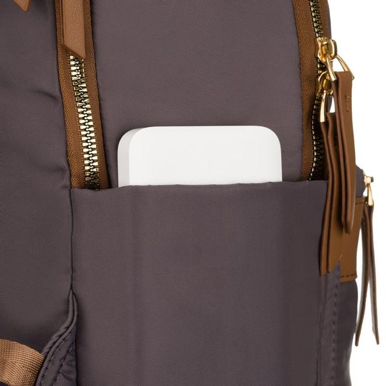 Plecak miejski, szary, Peterson