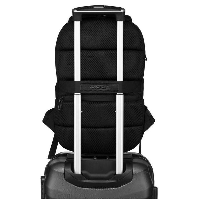 Plecak na laptopa, czarny, Peterson