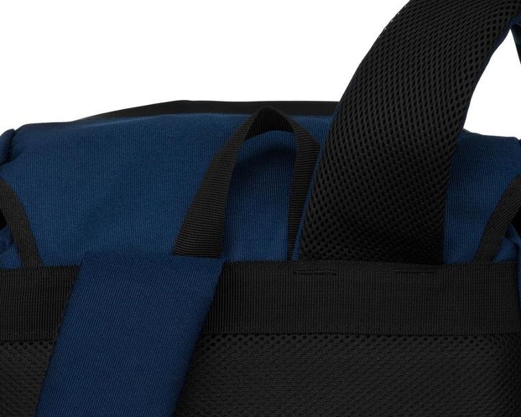 Plecak na laptopa, granatowy, materiałowy, Peterson