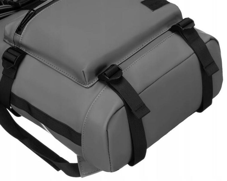 Plecak na laptopa, szary, Peterson