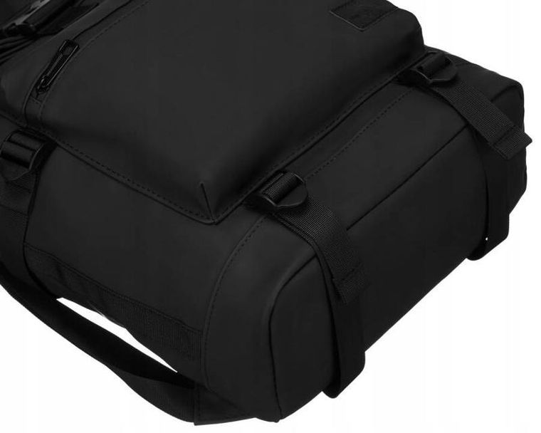 Plecak na laptopa, wodoodporny, czarny, Peterson