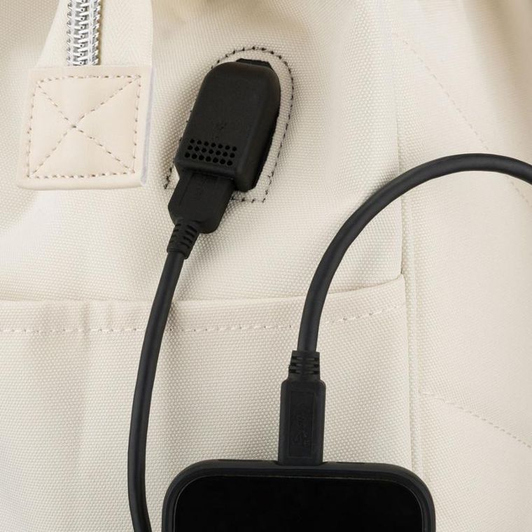 Plecak na latopa, ecru, Peterson