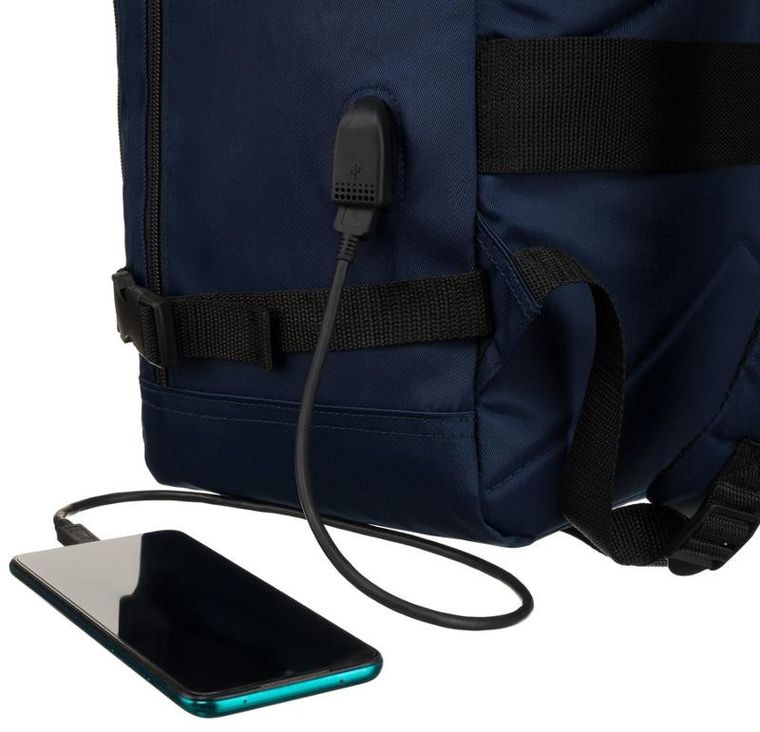 Plecak podróżny, bagaż podręczny do samolotu, USB, Peterson