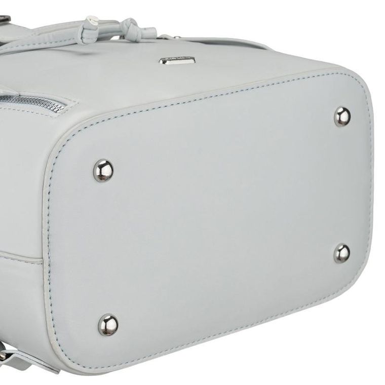 Plecak, szary, skóra ekologiczna, Rovicky