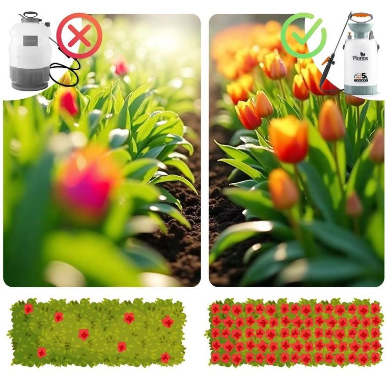 Plonos, opryskiwacz ciśnieniowy, ręczny, 5l