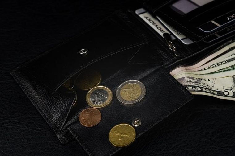 Portfel, czarny, skórzany, Ronaldo