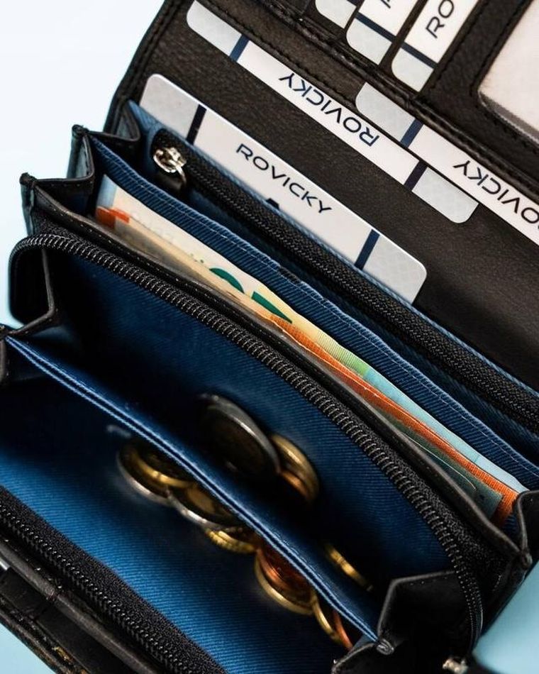 Portfel, mix, skórzany, Rovicky