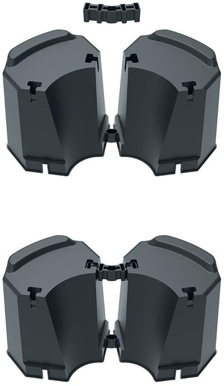 Prosperplast, Modular 5 Basecan, podstawa do zbiornika na wodę deszczówkę, antracyt