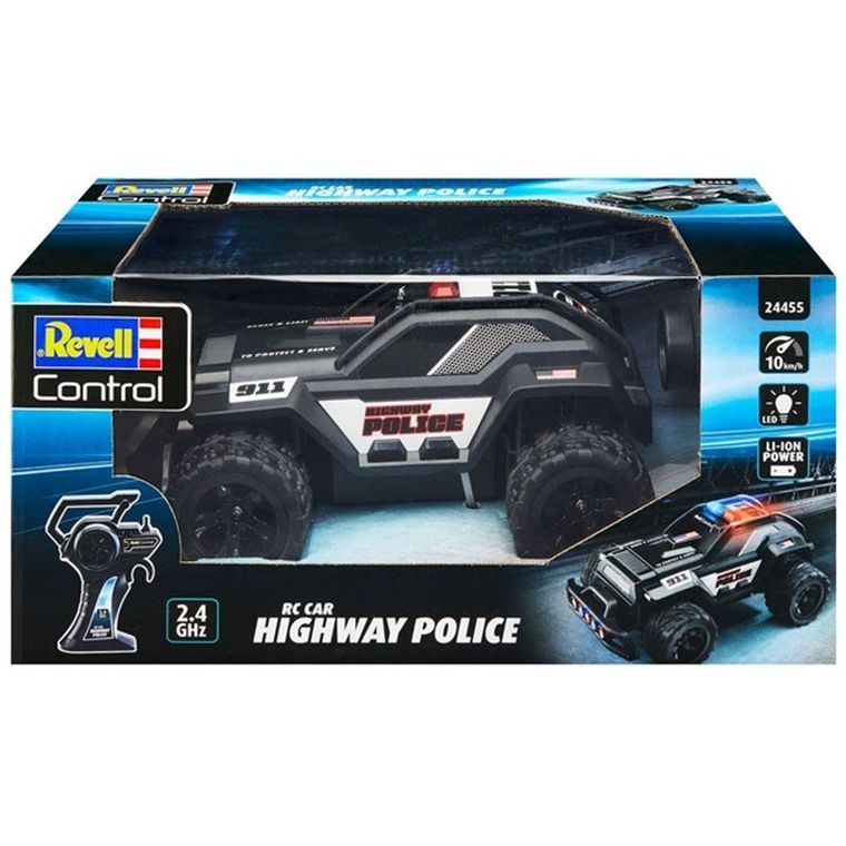 Revell, Highway Police, pojazd zdalnie sterowany, 1:16