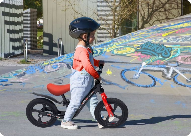 Ricokids, Funnu, rowerek biegowy dla dzieci, czarny