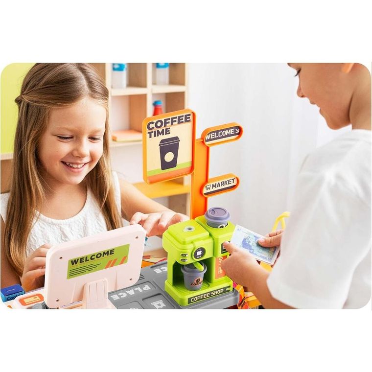 Ricokids, interaktywna kasa sklepowa, zestaw z akcesoriami