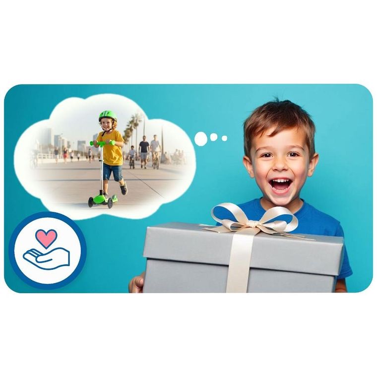 Ricokids, Jelly, hulajnoga 3-kołowa, balansowa, świecąca w ciemności, zielona