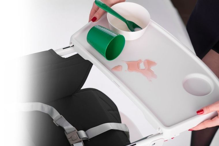 Ricokids, Nuco, krzesełko do karmienia, czarne