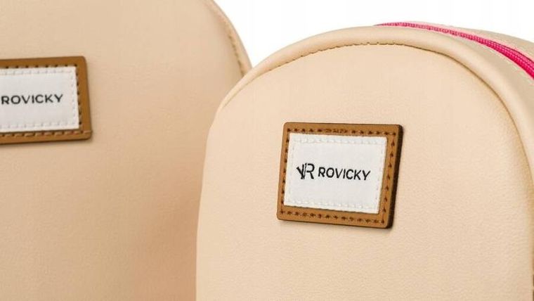 Rovicky, zestaw dwóch kosmetyczek damskich ze skóry ekologicznej