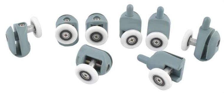 Ruhhy, kółko do kabiny prysznicowej, 8 szt