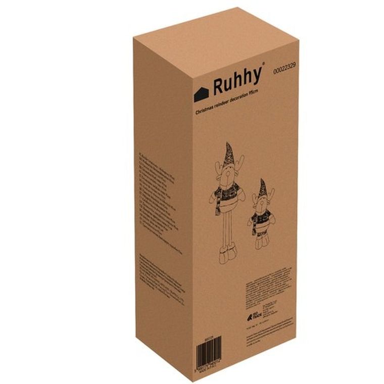 Ruhhy, renifer świąteczny, teleskopowy 95 cm