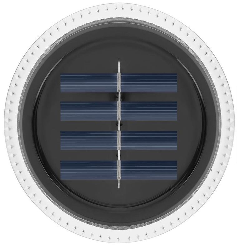 Saska Garden, lampy solarne dyskowe do wbicia w grunt lub montażu na ścianie, 2 szt.