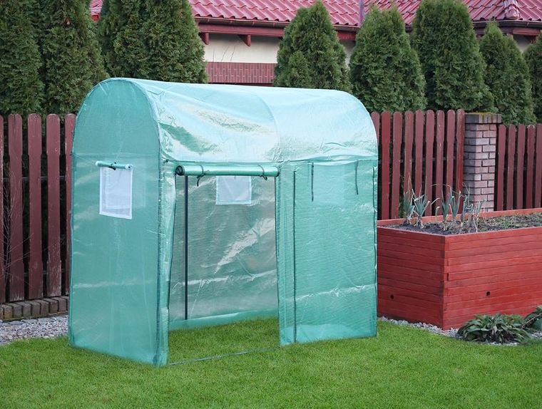 Saska Garden, tunel ogrodowy, dwa wejścia, 200-100-180 cm