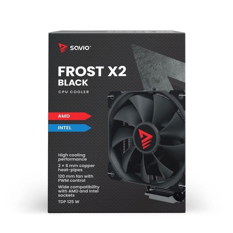 Savio, chłodzenie, CPU FROST BLACK X2