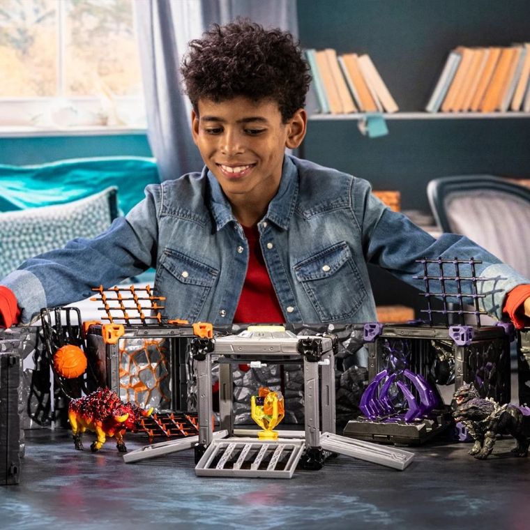 Schleich, Eldrador Creatures, Battle Cave Arena: Lawa kontra Cień, zestaw, 42673