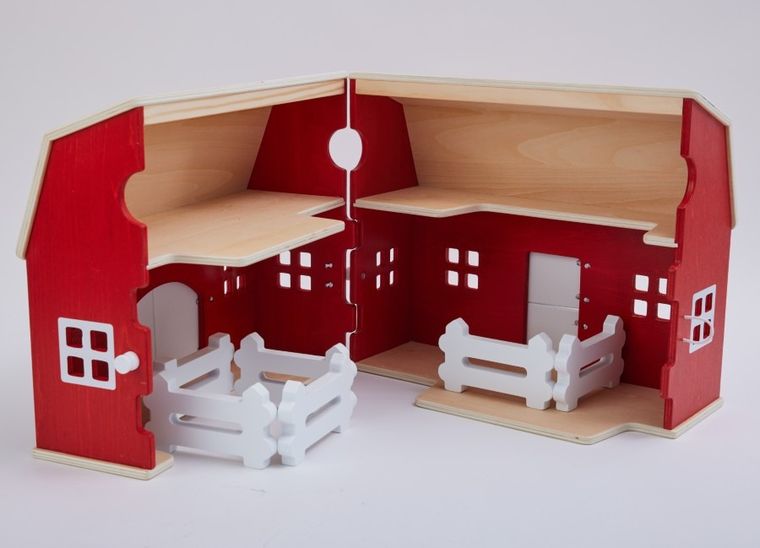 Schleich, Farm World, Drewniany domek, zestaw, 42602