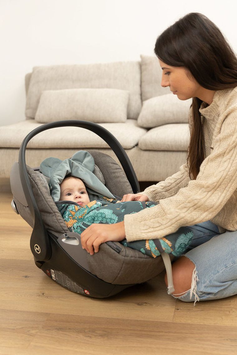 Sensillo, Velvet, Paradise, otulacz do fotelika, szmaragdowy