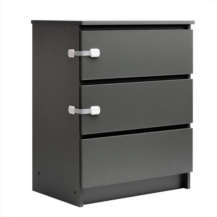 Sipo, zestaw zabezpieczeń do szaf i szuflad z regulacją, 6 szt.