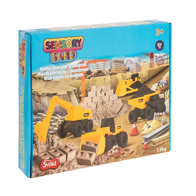 Smiki, Budowa, piasek sensoryczny, masa plastyczna