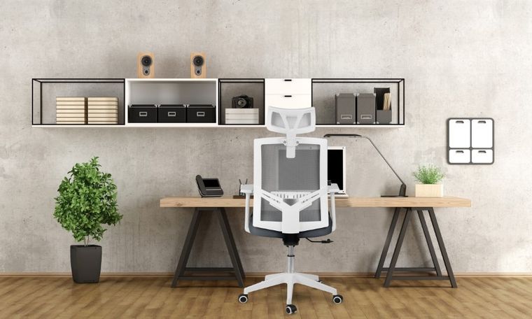 Sofotel, Rotar, fotel biurowy, szary