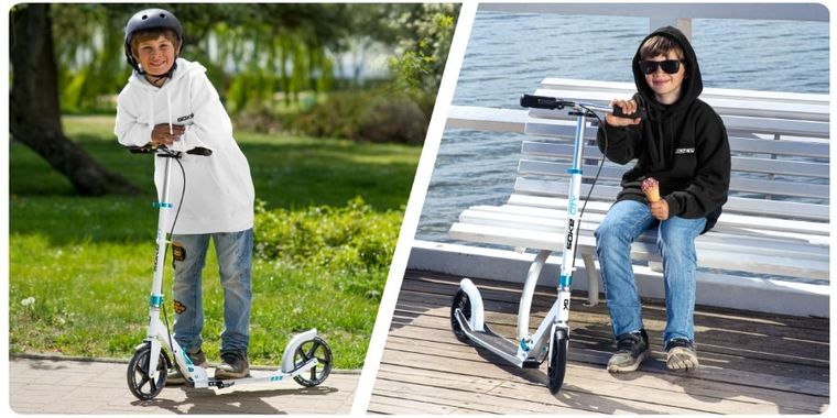 Soke, City, hulajnoga miejska, składana, biała