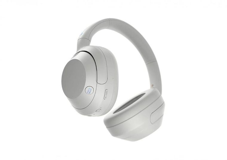 Sony, słuchawki bezprzewodowe, białe