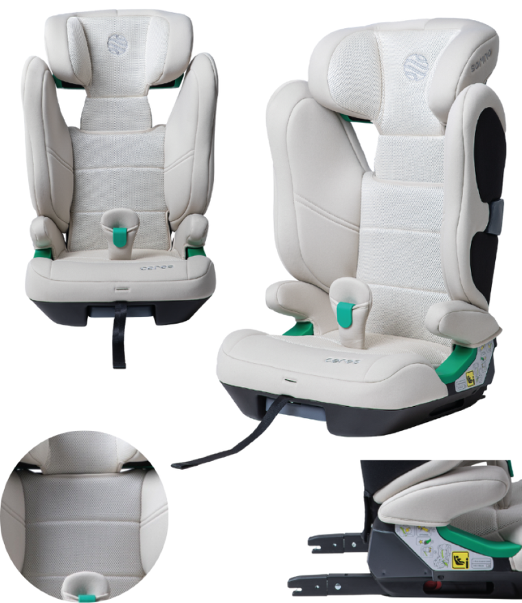 Sorino, Ceres, fotelik samochodowy, beige, 100-150 cm