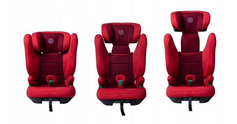 Sorino, Ceres, fotelik samochodowy, red, 100-150 cm