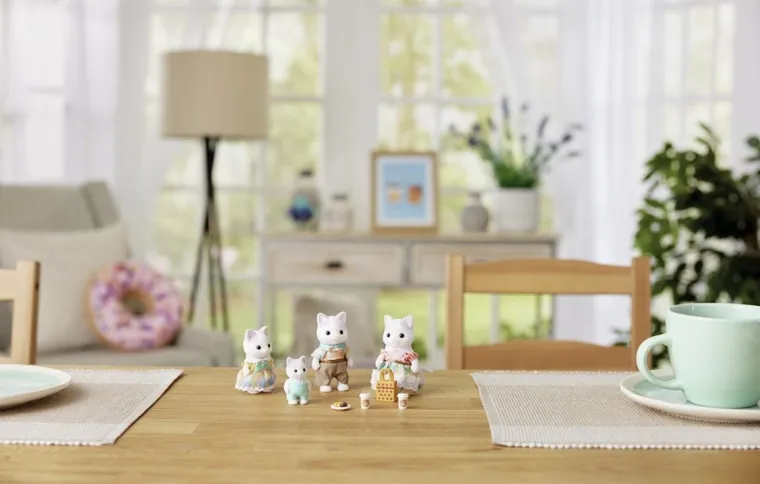 Sylvanian Families, Rodzina kotków, zestaw figurek, 5738