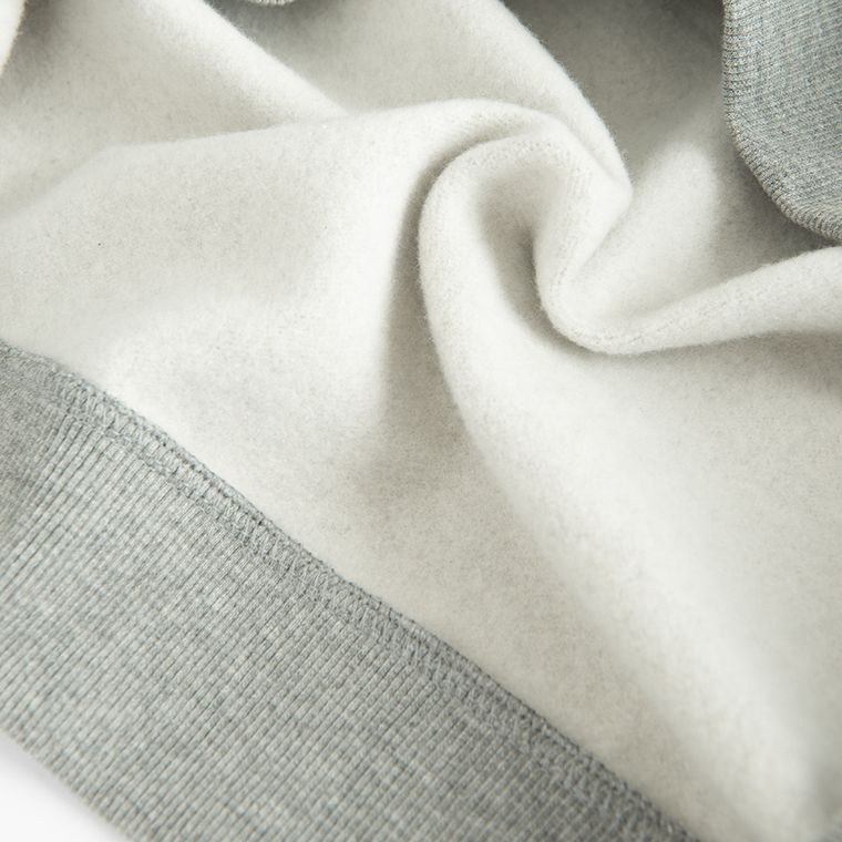 Szara bluza unisex oversize z kapturem NOWEAR