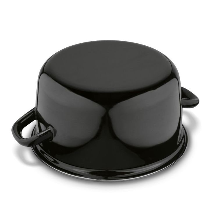 Tadar, emaliowany garnek do frytek z sitkiem, 22 cm