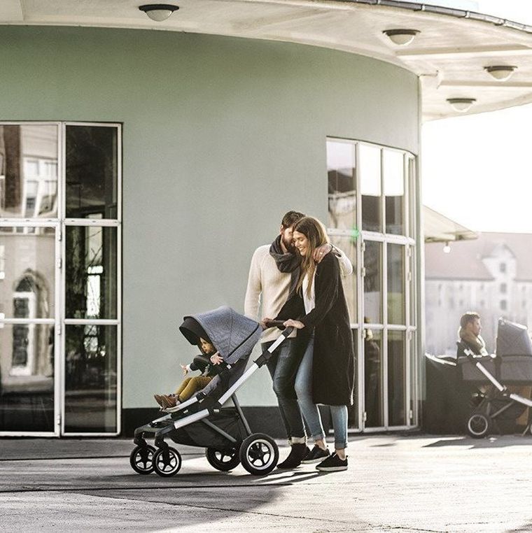 Thule, Sleek, wózek spacerowy, Energy Red
