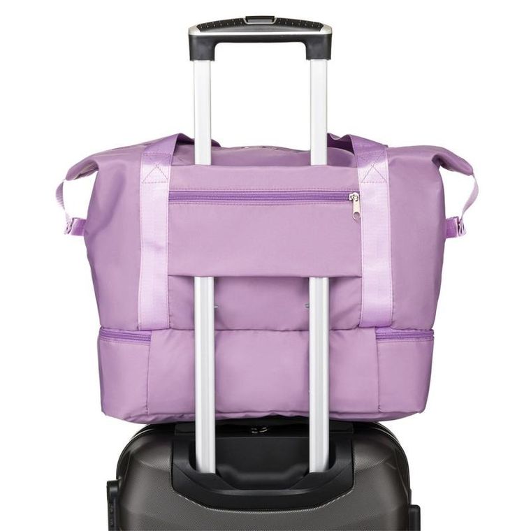 Torba podróżna, bagaż podręczny do samolotu, fioletowa, Rovicky