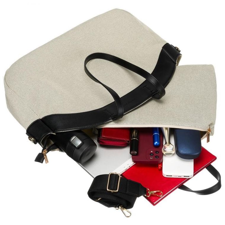 Torebka miejska, mix, skórzana, Peterson