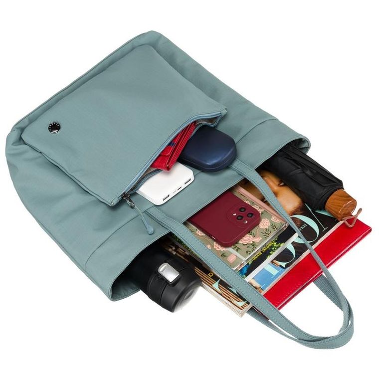 Torebka shopper, niebieska, Peterson