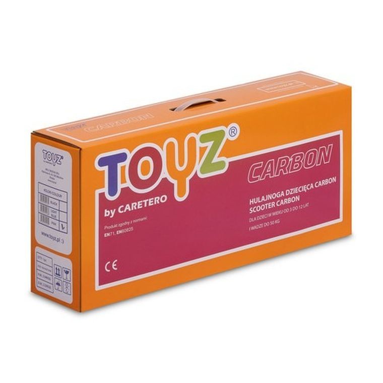 Toyz, Carbon, hulajnoga 3-kołowa, pink
