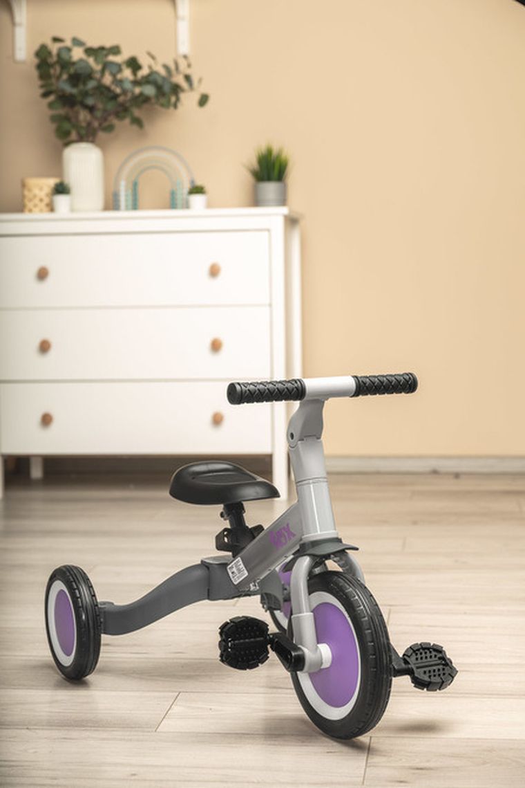 Toyz, Fox, rowerek trójkołowy, biegowy, grey