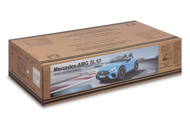 Toyz, Mercedes SL63, pojazd na akumulator, white