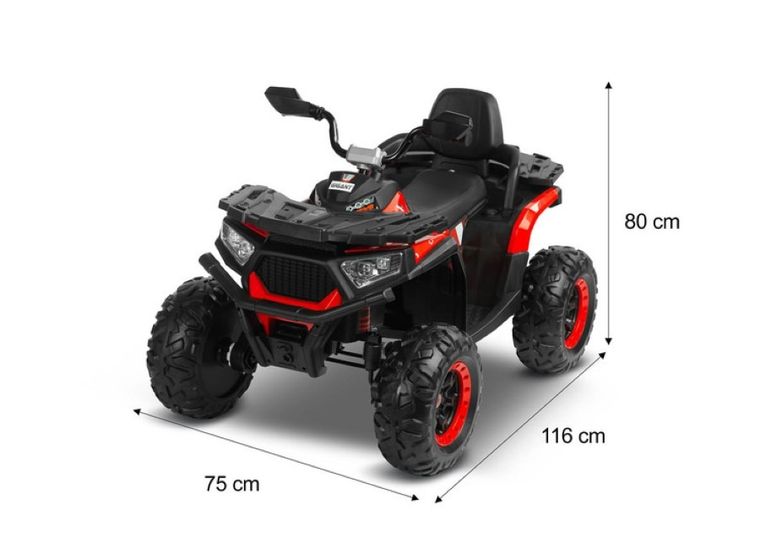 Toyz, Quad Gigant, pojazd akumulatorowy, red