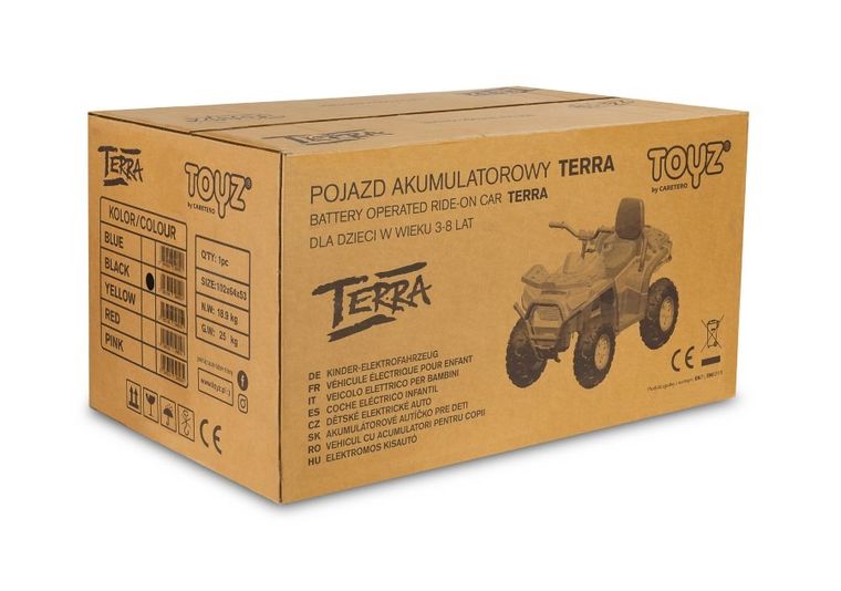 Toyz, Quad, Terra, pojazd na akumulator, black