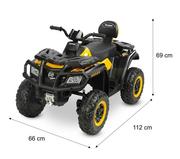 Toyz, Rush, pojazd na akumulator, pink