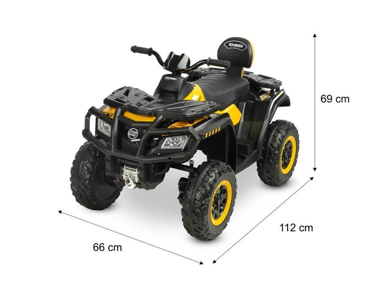 Toyz, Rush, pojazd na akumulator, yellow