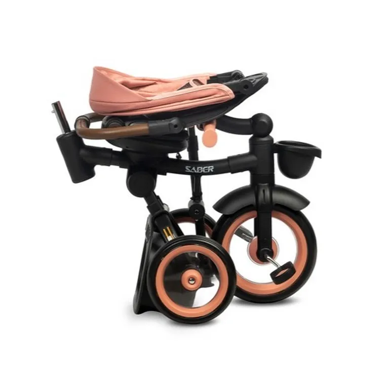 Toyz, Saber, rowerek 3-kołowy, light pink
